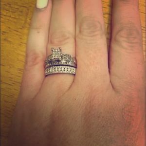 Size 7 10k white gold